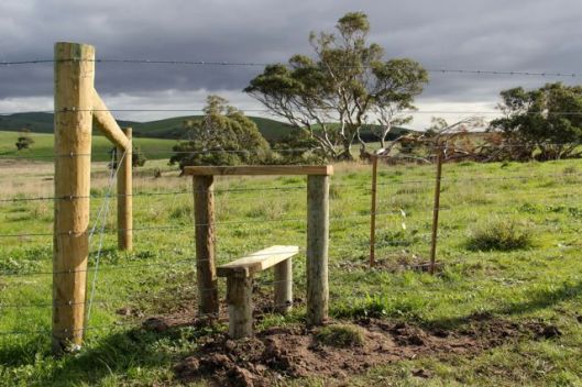 Stile Design #1, the crossed tread option.